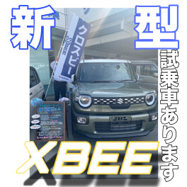 クロスビー試乗車あります！！